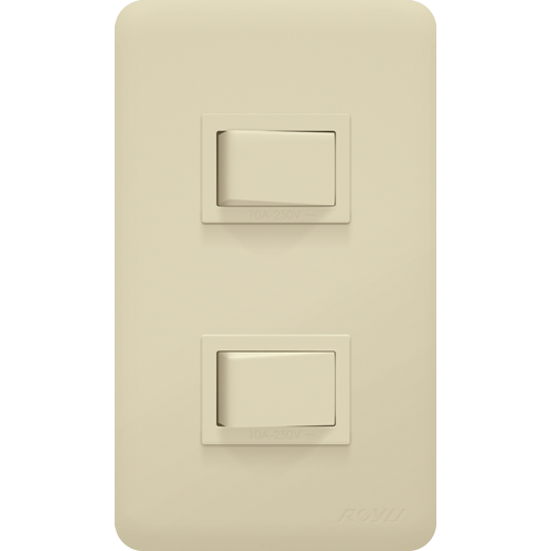Royu WH503 2-Gang Switch Set 10A (Classic) | Royu by KHM Megatools Corp. Royu WH503 2-Gang Switch Set 10A (Classic) | Royu by KHM Megatools Corp.