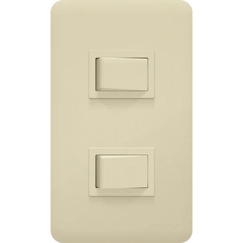 Royu WH603 2-Gang Switch with LED Set 10A (Classic) | Royu by KHM Megatools Corp.