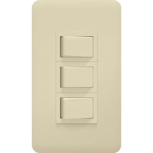 Royu WH605 3-Gang Switch with LED Set 10A (Classic) | Royu by KHM Megatools Corp.