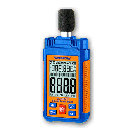 Wadfow WJN3501 Digital Sound Level Meter 130dB | Wadfow by KHM Megatools Corp. Wadfow WJN3501 Digital Sound Level Meter 130dB | Wadfow by KHM Megatools Corp.