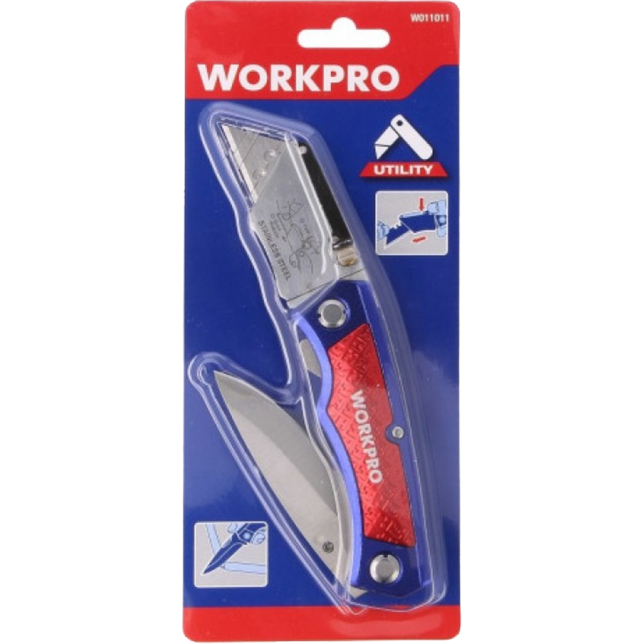 Workpro W011009WE Folding Utility Knife | Workpro by KHM Megatools Corp. Workpro W011009WE Folding Utility Knife | Workpro by KHM Megatools Corp.
