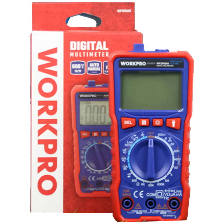 Workpro WP295005WE Digital Multimeter Tester | Workpro by KHM Megatools Corp.