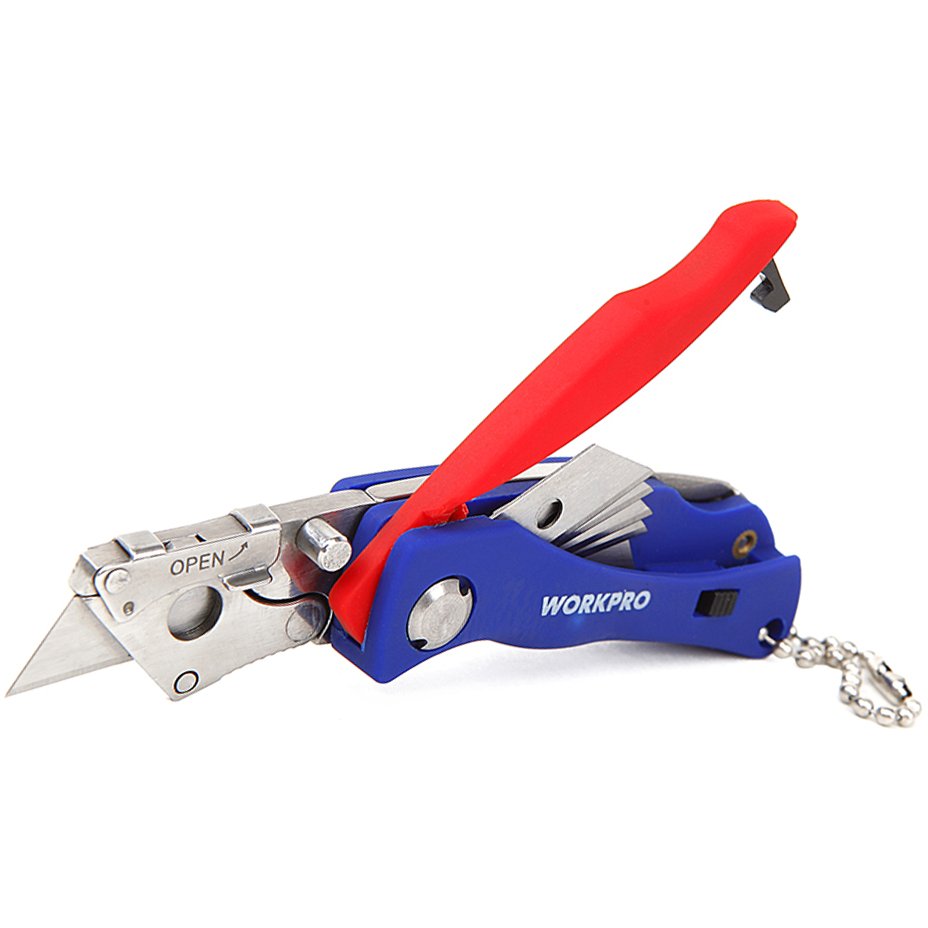 Workpro W011008WE Mini Folding Utility Knife | Workpro by KHM Megatools Corp.