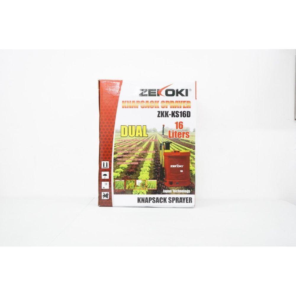 Zekoki ZKK-KS16D Battery Powered Plastic Knapsack Sprayer (16 Liters) | Zekoki by KHM Megatools Corp. Zekoki ZKK-KS16D Battery Powered Plastic Knapsack Sprayer (16 Liters) | Zekoki by KHM Megatools Corp.