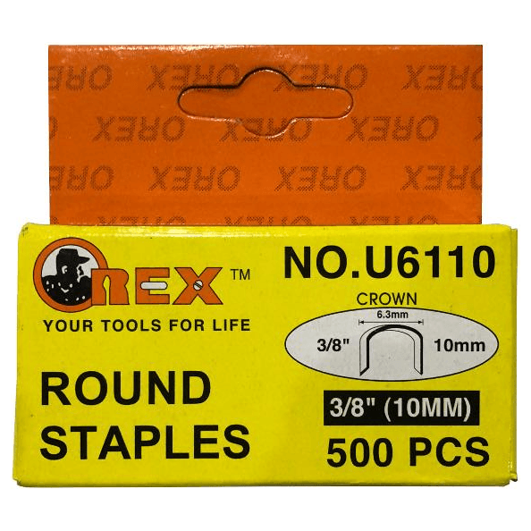 Orex U6110 Round Staples / Staple Wire 3/8" - KHM Megatools Corp. Orex U6110 Round Staples / Staple Wire 3/8" - KHM Megatools Corp.