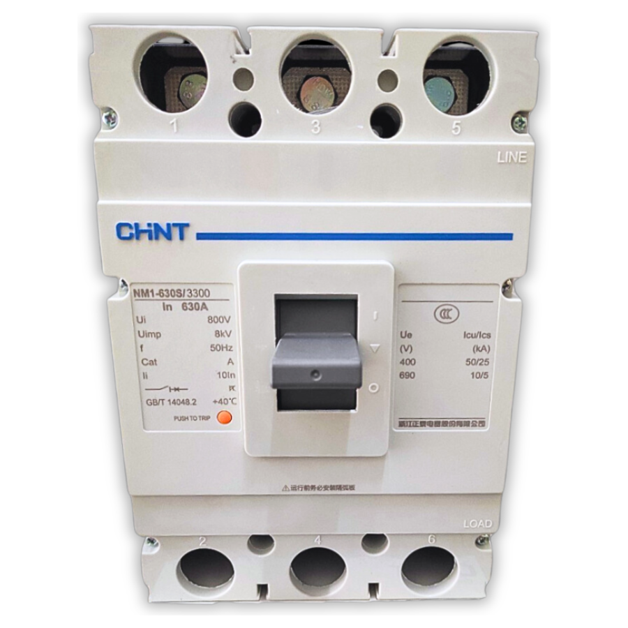 Chint NM1-630S/3300 Moulded Case Circuit Breaker (Type S-3 Pole MCCB) | Chint by KHM Megatools Corp.