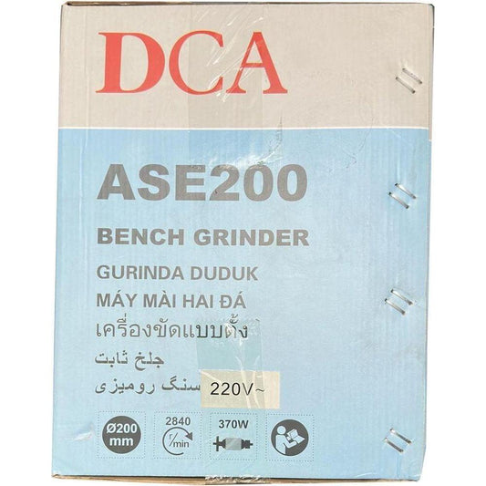 DCA ASE200 Bench Grinder 8" 370W - KHM Megatools Corp.