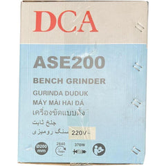 DCA ASE200 Bench Grinder 8" 370W - KHM Megatools Corp.