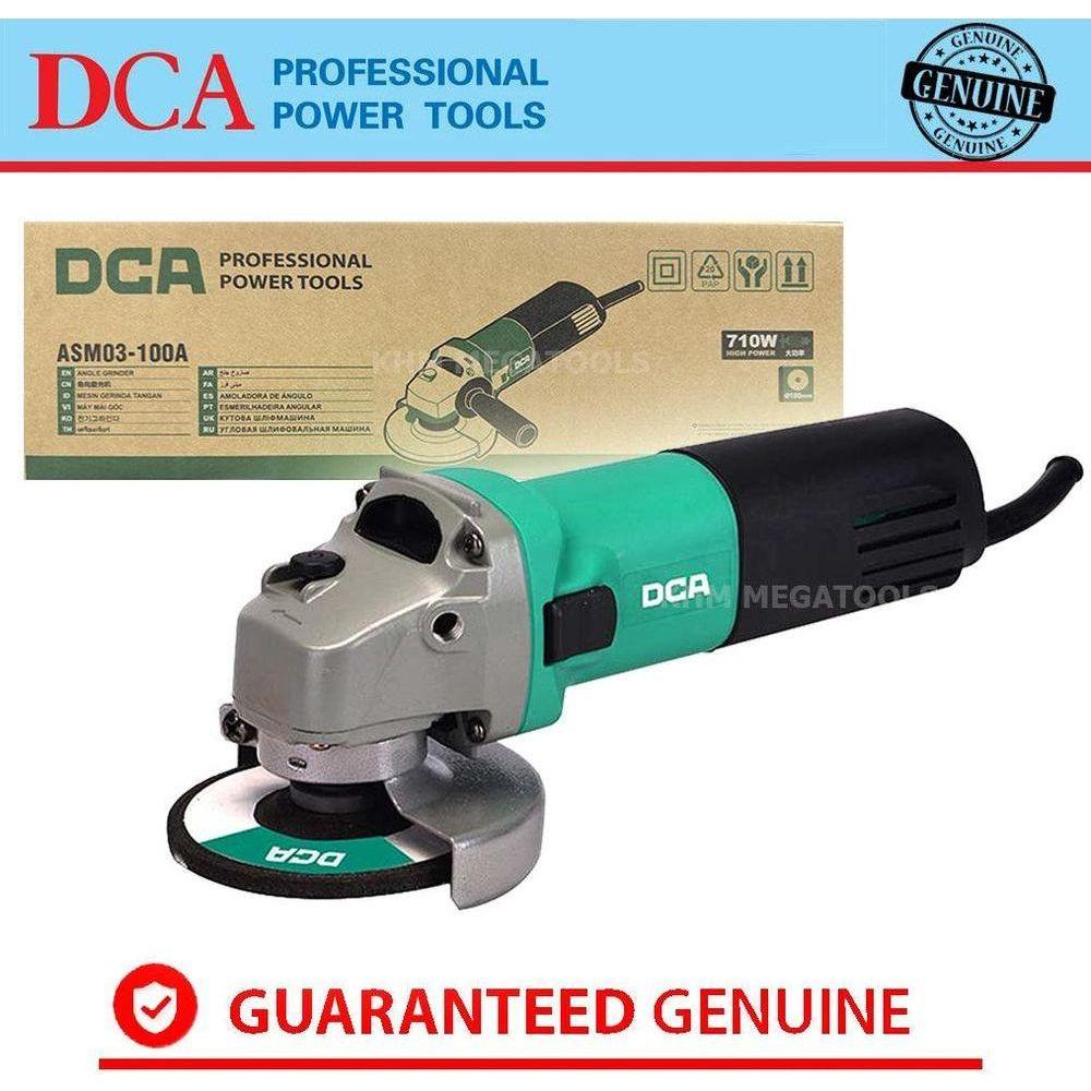 DCA ASM03-100A Angle Grinder 4" 710W - KHM Megatools Corp. DCA ASM03-100A Angle Grinder 4" 710W - KHM Megatools Corp.