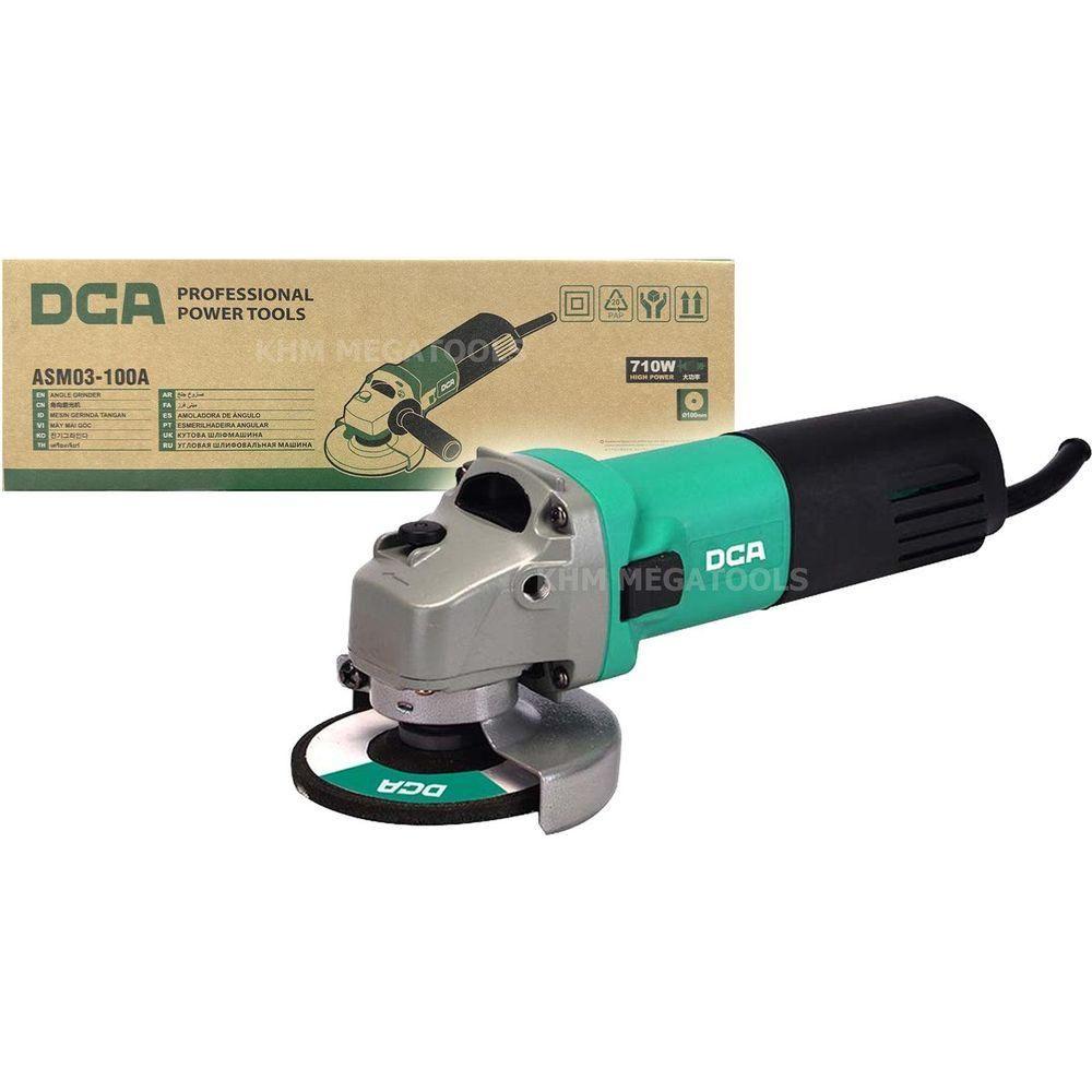 DCA ASM03-100A Angle Grinder 4" 710W - KHM Megatools Corp. DCA ASM03-100A Angle Grinder 4" 710W - KHM Megatools Corp.