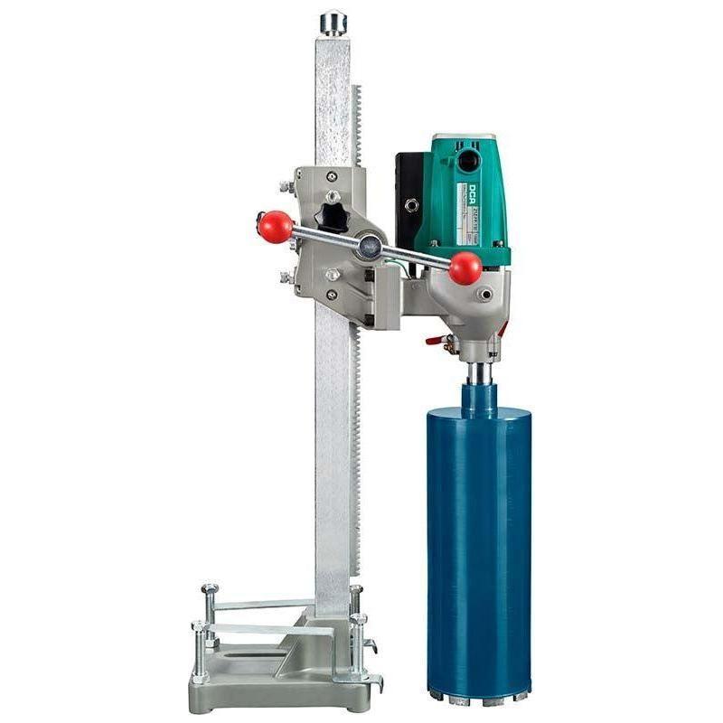 DCA AZZ02-130 Diamond Core Drill with Rig Stand 130mm 1800W - KHM Megatools Corp. DCA AZZ02-130 Diamond Core Drill with Rig Stand 130mm 1800W - KHM Megatools Corp.