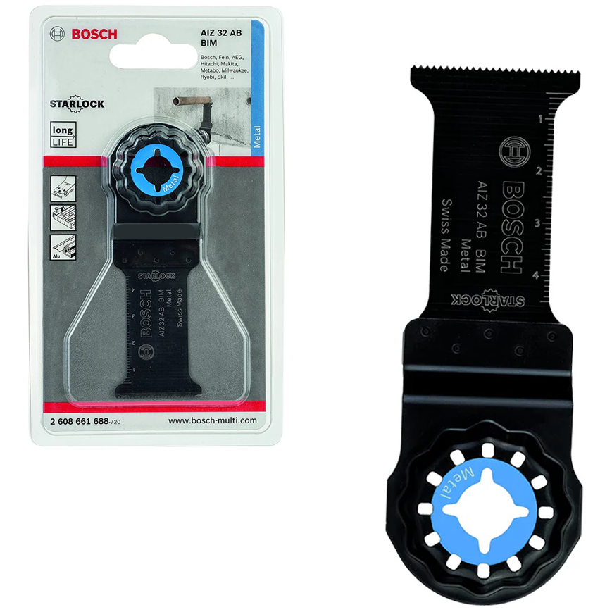 Bosch AIZ 32AB Starlock BIM Plunge Saw Blade for Multitool (2608661688) | Bosch by KHM Megatools Corp. Bosch AIZ 32AB Starlock BIM Plunge Saw Blade for Multitool (2608661688) | Bosch by KHM Megatools Corp.