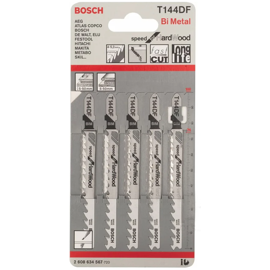 Bosch T144DF Bi-Metal Jigsaw Blade (2608634567) | Bosch by KHM Megatools Corp.