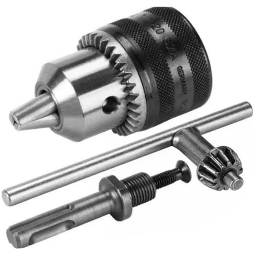 Bosch SDS Plus Adapter with Chuck and Key 1.5-13mm 1/2" (2607000982) | Bosch by KHM Megatools Corp.