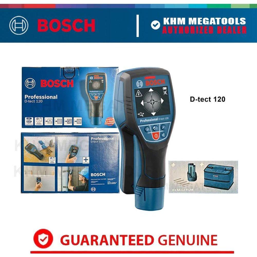 Bosch D-tect 120 Radar Type Wall Scanner (120mm) | Bosch by KHM Megatools Corp. Bosch D-tect 120 Radar Type Wall Scanner (120mm) | Bosch by KHM Megatools Corp.