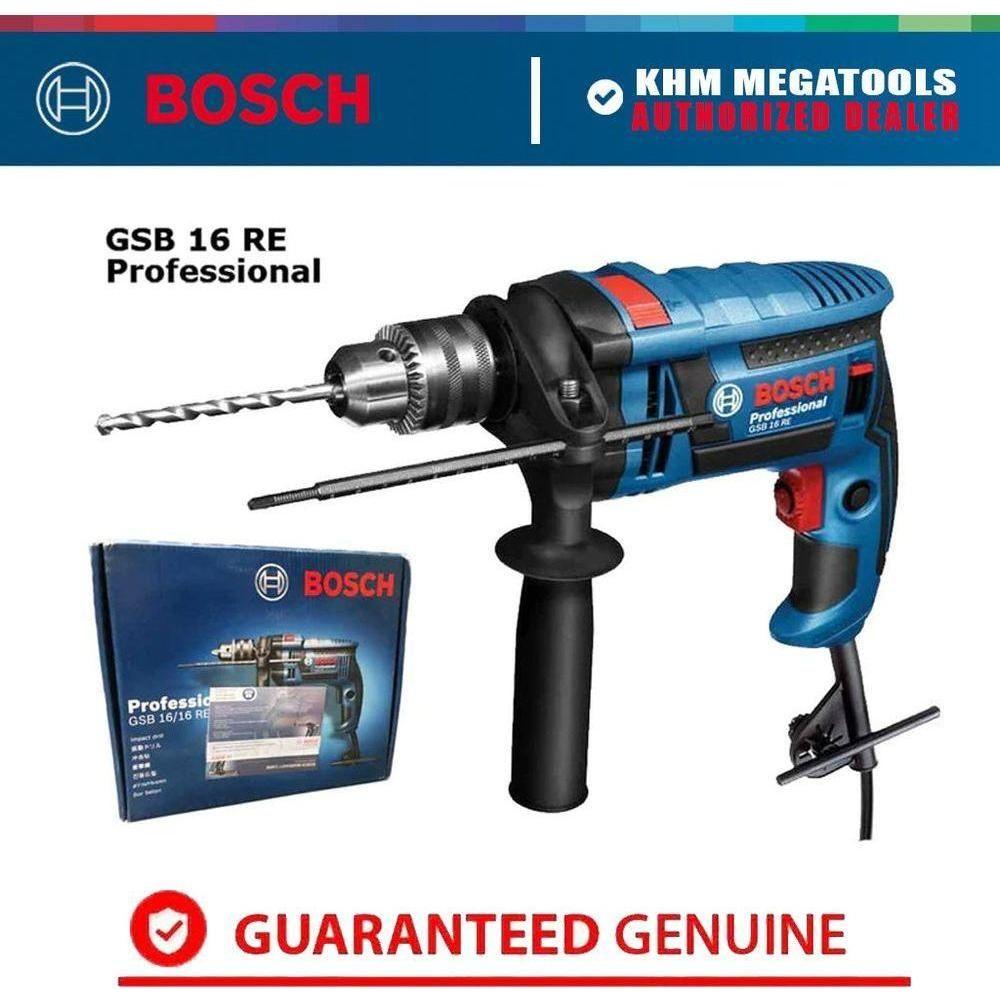 Bosch GSB 16 RE Impact Drill (Carton Only) 5/8" (16mm) 750W | Bosch by KHM Megatools Corp. Bosch GSB 16 RE Impact Drill (Carton Only) 5/8" (16mm) 750W | Bosch by KHM Megatools Corp.