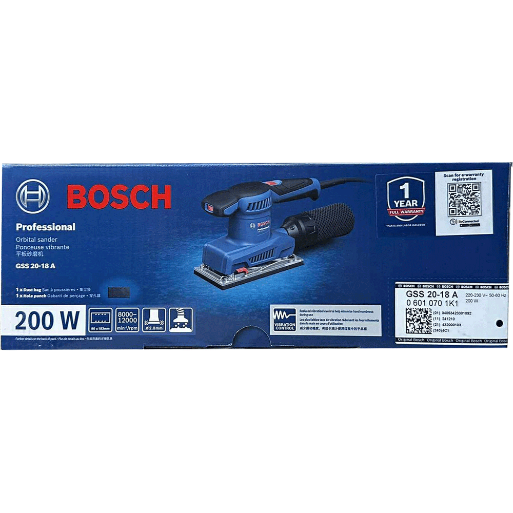 Bosch GSS 20-18A Orbital Sander 200W | Bosch by KHM Megatools Corp.