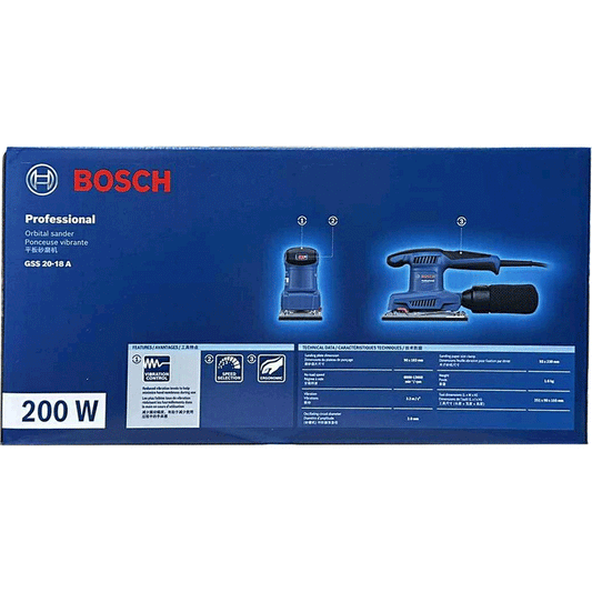 Bosch GSS 20-18A Orbital Sander 200W | Bosch by KHM Megatools Corp.