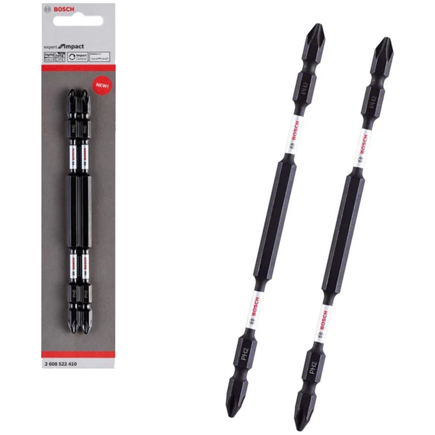 Bosch Impact Double-Ended Philips Screw Bits PH2 150mm (2608522410 ) | Bosch by KHM Megatools Corp. Bosch Impact Double-Ended Philips Screw Bits PH2 150mm (2608522410 ) | Bosch by KHM Megatools Corp.