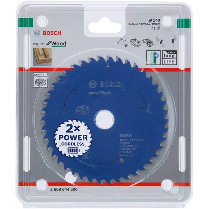 Bosch Circular Saw Blade 140MM for GKT 18V-52 GC (2608644500) | Bosch by KHM Megatools Corp.
