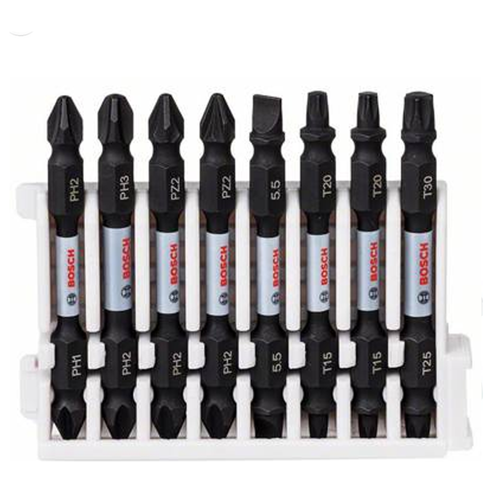 Bosch Impact Power Double Ended Screw Bit 65MM Set 8Pcs (2608522344) | Bosch by KHM Megatools Corp. Bosch Impact Power Double Ended Screw Bit 65MM Set 8Pcs (2608522344) | Bosch by KHM Megatools Corp.