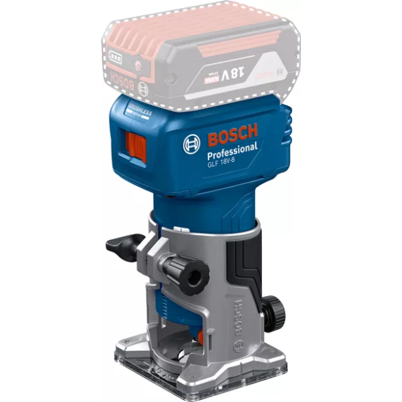 Bosch GLF 18V-8 Cordless Palm Router (Bare) | Bosch by KHM Megatools Corp. Bosch GLF 18V-8 Cordless Palm Router (Bare) | Bosch by KHM Megatools Corp.