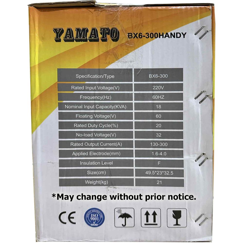 Yamato BX6 300A Stainless Body Welding Machine | Yamato by KHM Megatools Corp. Yamato BX6 300A Stainless Body Welding Machine | Yamato by KHM Megatools Corp.