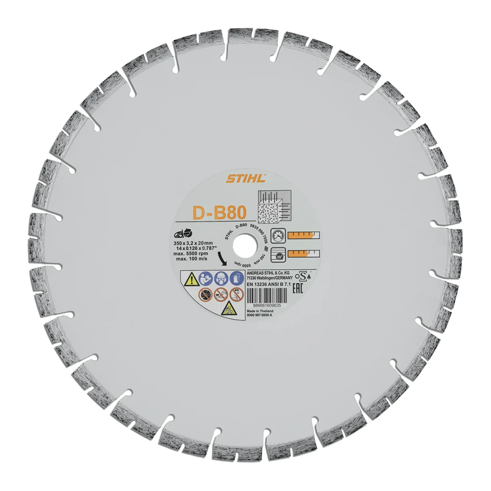 Stihl D-B80 Diamond Cut Off Wheel / Cutting Disc 350MM | Stihl by KHM Megatools Corp.
