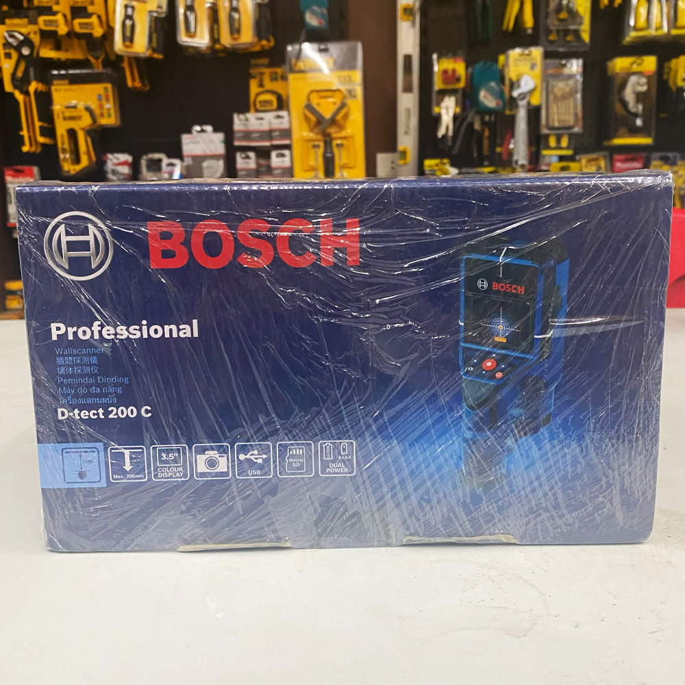Bosch D-tect 200 C Wall scanner / Floor Scanner (200mm) (Open Seal) | Discounts by KHM Megatools Corp. Bosch D-tect 200 C Wall scanner / Floor Scanner (200mm) (Open Seal) | Discounts by KHM Megatools Corp.