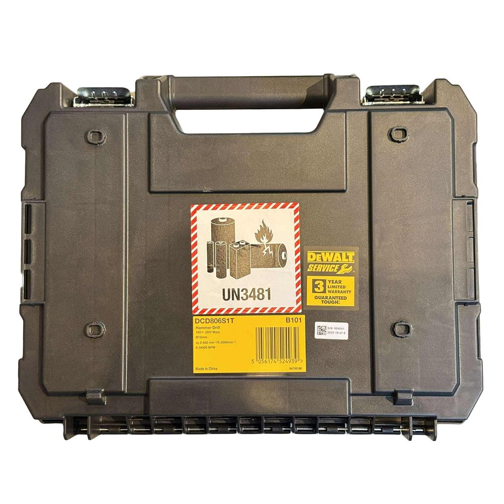 Dewalt DCD806S1T 20V Cordless Hammer Drill (1/2") | Dewalt by KHM Megatools Corp.