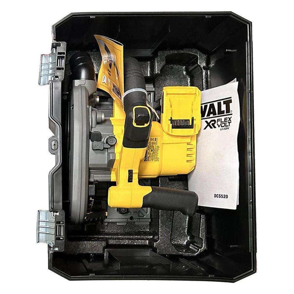 Dewalt DCS520NT 20V/60V Flevolt Cordless Track saw / Plunge Saw 6-1/2" (Bare) - KHM Megatools Corp. Dewalt DCS520NT 20V/60V Flevolt Cordless Track saw / Plunge Saw 6-1/2" (Bare) - KHM Megatools Corp.