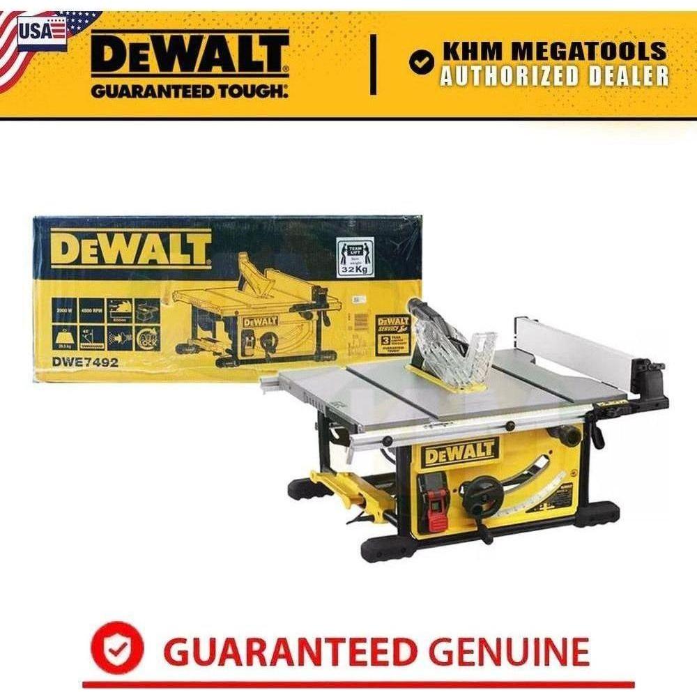 Dewalt DWE7492 Jobsite Table Saw 10" 2000W | Dewalt by KHM Megatools Corp. Dewalt DWE7492 Jobsite Table Saw 10" 2000W | Dewalt by KHM Megatools Corp.