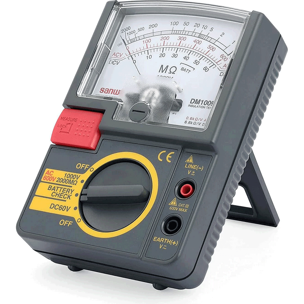 Sanwa DM1009s Analog Insulation Resistance Tester 1000V/2000MΩ | Sanwa by KHM Megatools Corp.