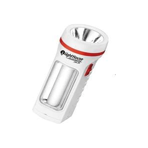 Lighthouse LHEL200 LED Rechargeable Emergency Torch Light (Single Pin Light) | HS by KHM Megatools Corp.