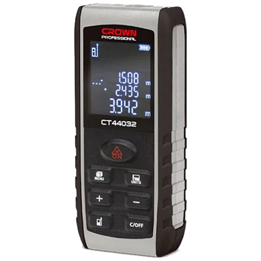 Crown CT44032 Laser Distance Meter 0.05-40m | Crown by KHM Megatools Corp.
