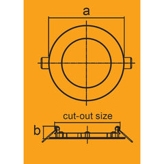 Firefly EDL2126 LED Downlights 3-color Recessed Slim (Round) | Firefly by KHM Megatools Corp.