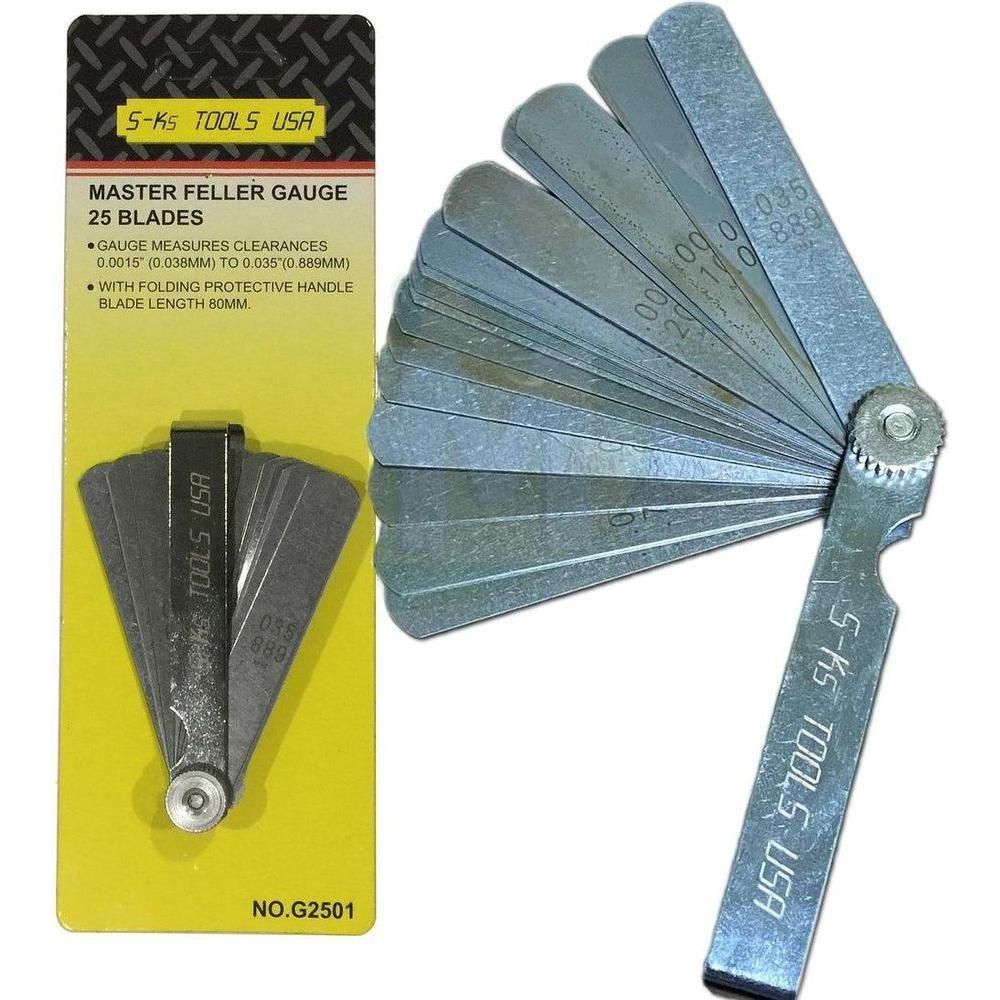 S-Ks 62501 Master Feeler Gauge 25 blades Inches - KHM Megatools Corp. S-Ks 62501 Master Feeler Gauge 25 blades Inches - KHM Megatools Corp.