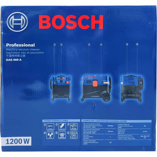 Bosch GAS 400 All Purpose Extractor / Wet & Dry Vacuum 1200W | Bosch by KHM Megatools Corp.