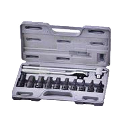 Genius TH-412H 1/2" Drive (4"-19") Hexagonal Socket Wrench 12pcs | UT by KHM Megatools Corp.