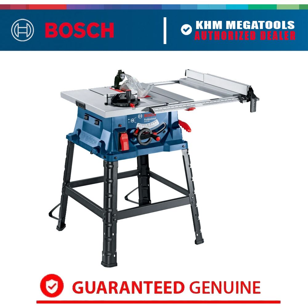 Bosch GTS 254 Jobsite Table Saw 10" (254mm) 1,800W [Contractor's Choice] | Bosch by KHM Megatools Corp.