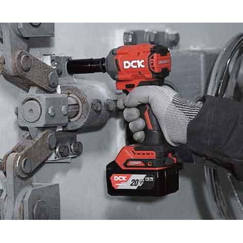DCK KDPB358 (EM) Cordless Impact Wrench 1/2" Dr. 358Nm 20V (Kit) | DCK by KHM Megatools Corp. DCK KDPB358 (EM) Cordless Impact Wrench 1/2" Dr. 358Nm 20V (Kit) | DCK by KHM Megatools Corp.