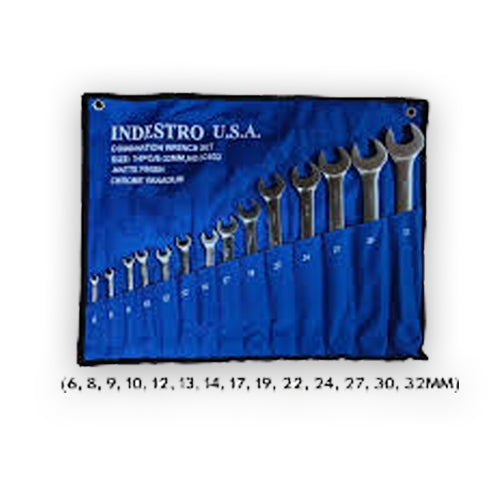 Indestro IC381 Combination Wrench Set 11pcs (3/8"-1") | Indestro by KHM Megatools Corp.