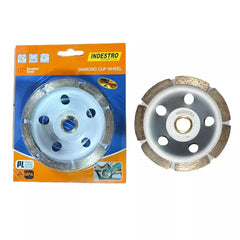 Indestro CW-9001 Diamond Cup Wheel 4" x 5/8"