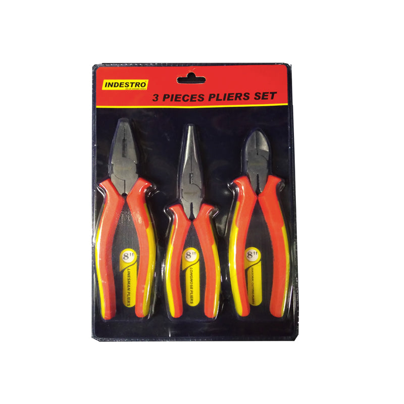 Indestro Pliers Set 8" 3pcs | UT by KHM Megatools Corp.