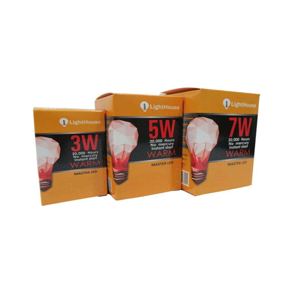 Lighthouse LED Bulb E27 Warm White (Economy) | HS by KHM Megatools Corp.