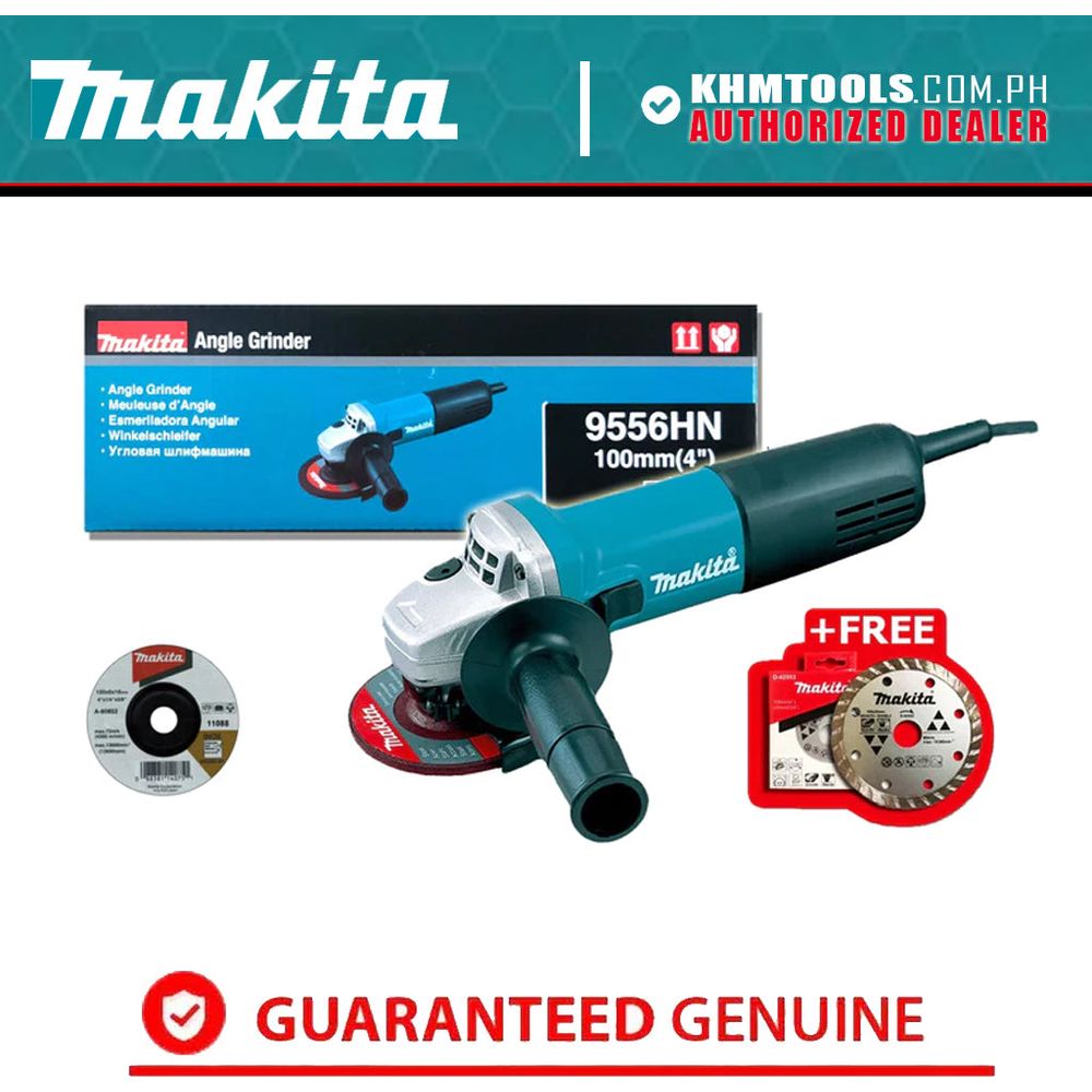 Makita 9556HN Angle Grinder 4" 840W | Makita by KHM Megatools Corp.
