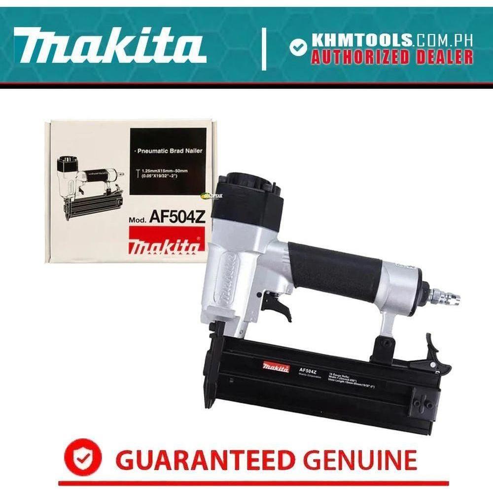 Makita AF504Z Pneumatic Brad Air Nailer  15-50 mm 18Ga | Makita by KHM Megatools Corp. Makita AF504Z Pneumatic Brad Air Nailer  15-50 mm 18Ga | Makita by KHM Megatools Corp.