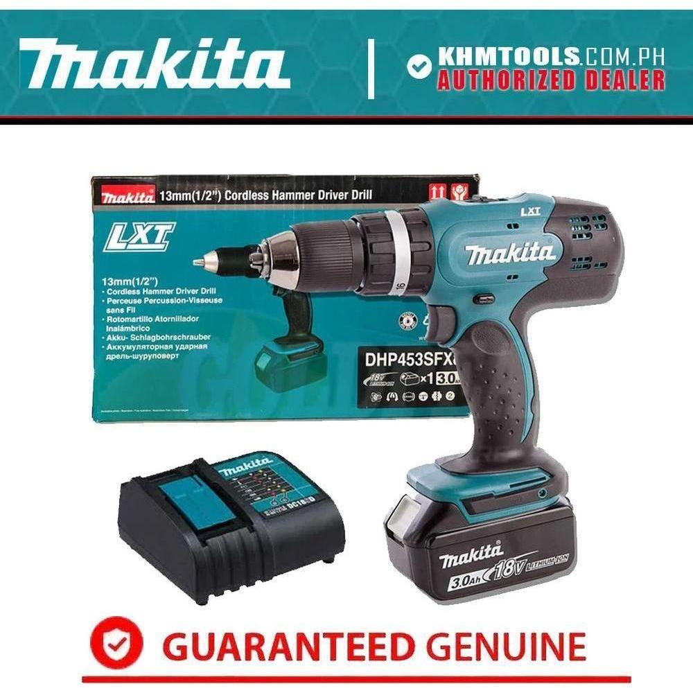 Makita DHP453SFX8 18V Cordless Hammer Drill (LXT-Series) | Makita by KHM Megatools Corp. Makita DHP453SFX8 18V Cordless Hammer Drill (LXT-Series) | Makita by KHM Megatools Corp.