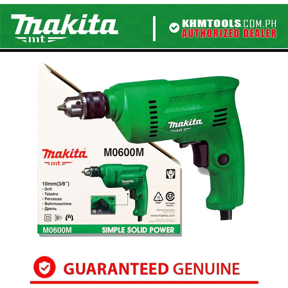 Makita MT M0600M Hand Drill 3/8" 350W | Makita MT by KHM Megatools Corp.