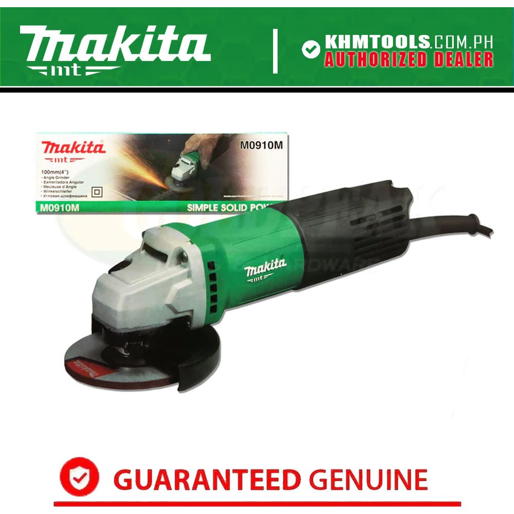 Makita MT M0910M Angle Grinder (4") 100mm 540W | Makita MT by KHM Megatools Corp.